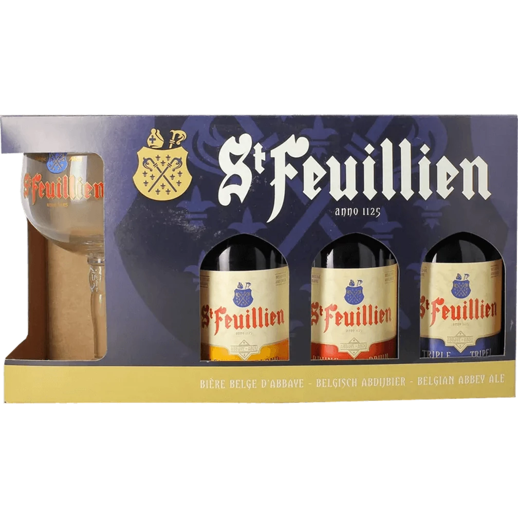 St-Feuillien 3+Pohár Díszdoboz Pohárral - Beerselection