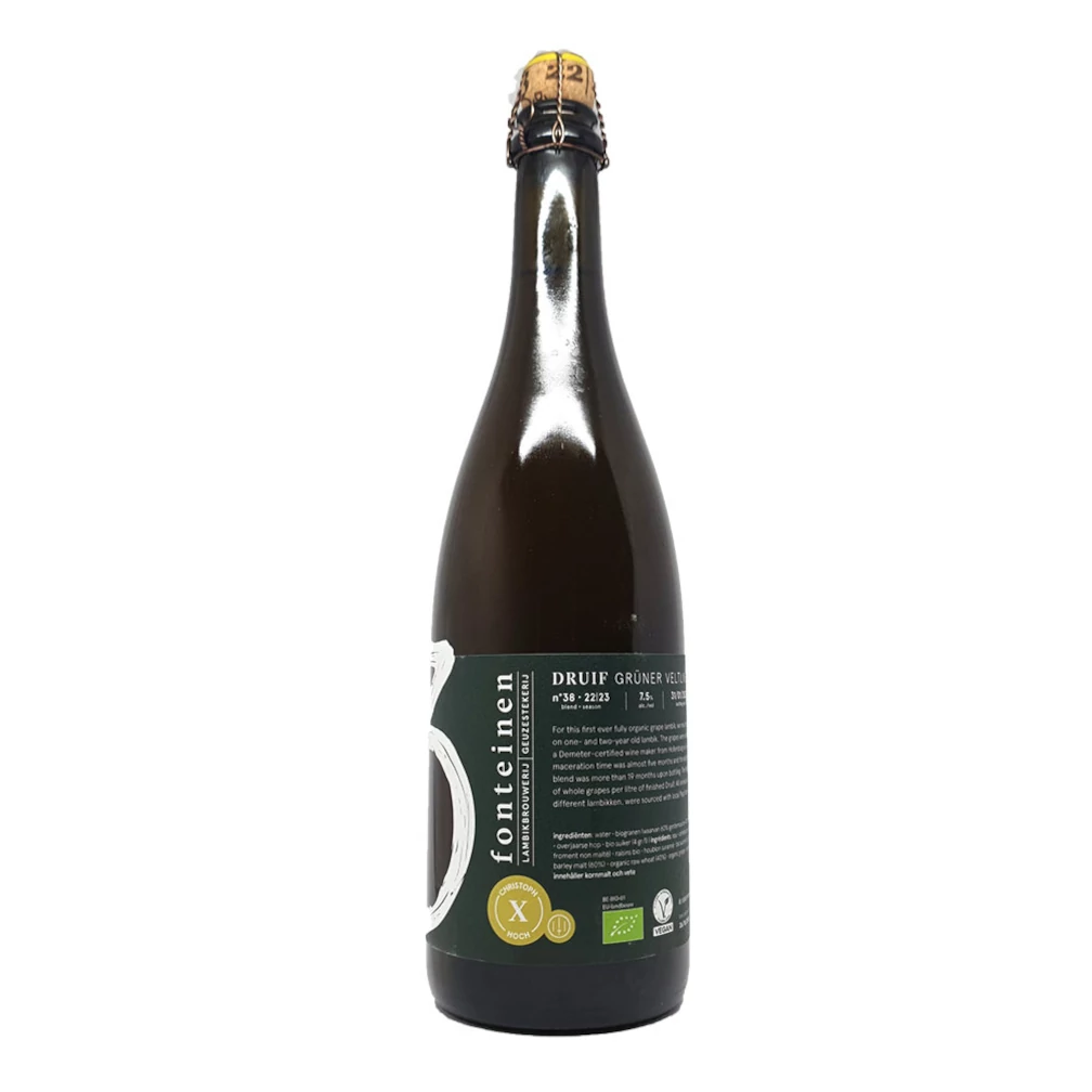 3 Fonteinen Druif Grüner Veltliner (Bio) S2223 B38 0,75L - Beerselection