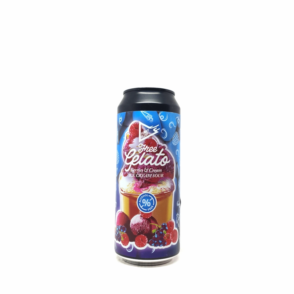 Funky Fluid Free Gelato: Berries & Cream Alkoholmentes 0,5L