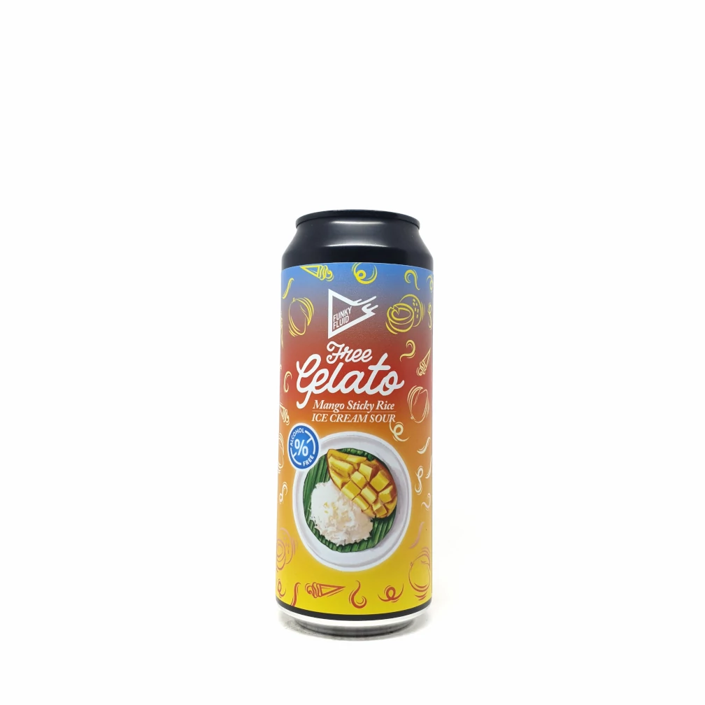 Funky Fluid Free Gelato: Mango Sticky Rice Alkoholmentes 0,5L - Beerselection