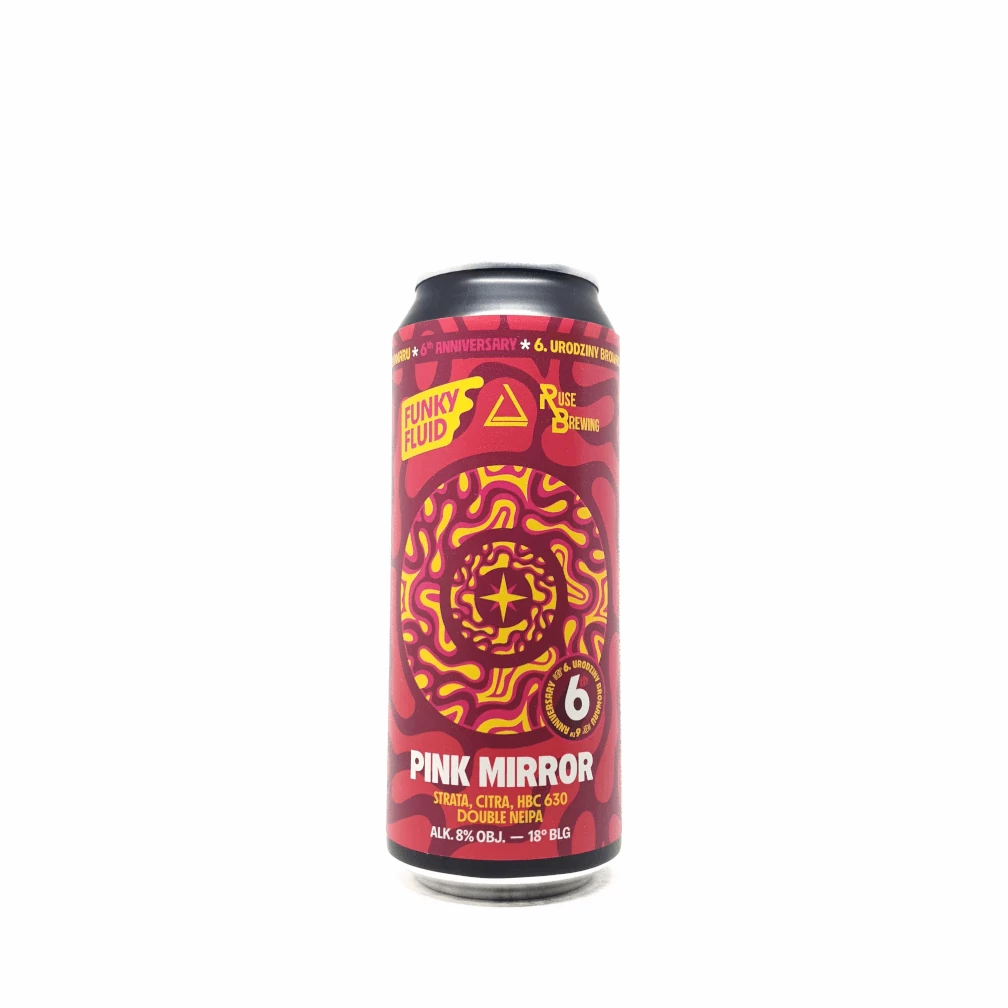 Funky Fluid Pink Mirror 0,5L - Beerselection