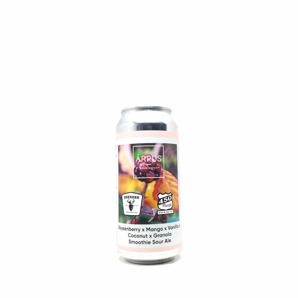 Arpus x Drekker x 450 North Boysenberry x Mango x Vanilla x Coconut x Granola Smoothie 0,44L