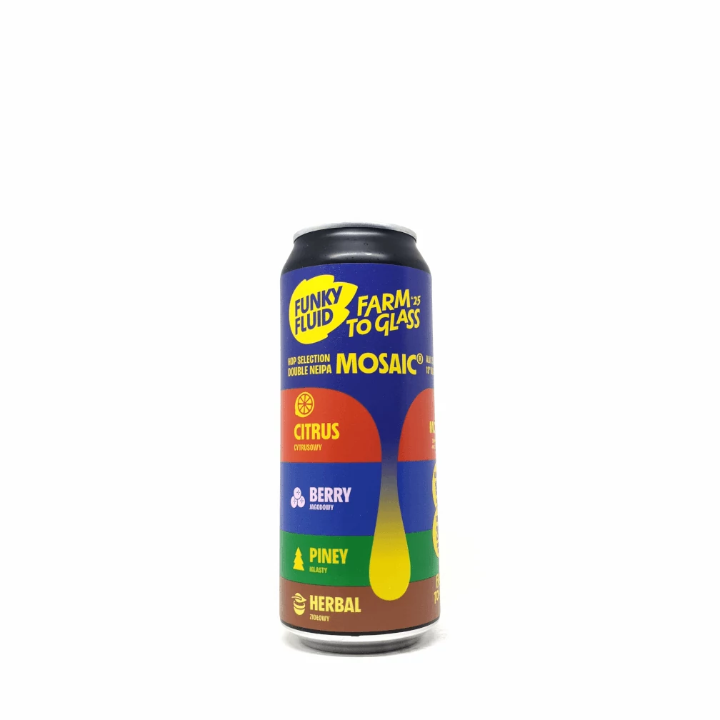 Funky Fluid Farm To Glass: Mosaic 0,5L Can