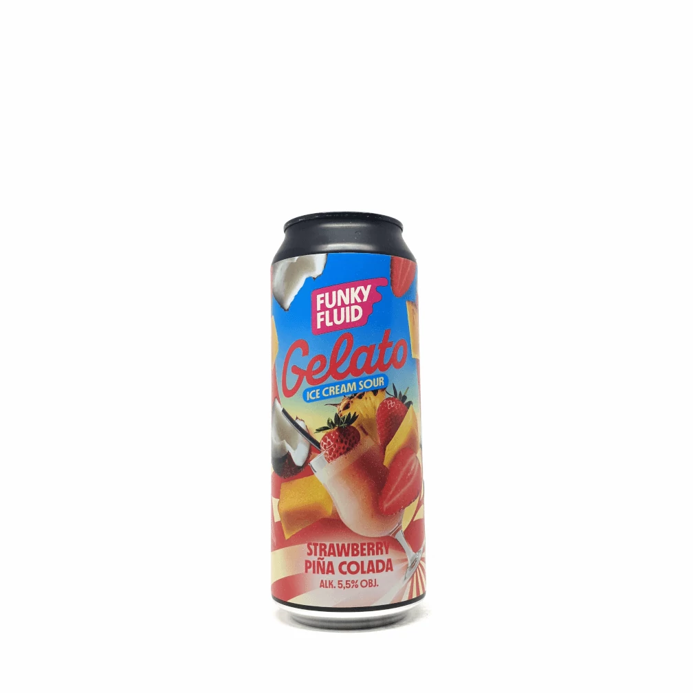 Funky Fluid Gelato: Strawberry Pina Colada 0,5L Can