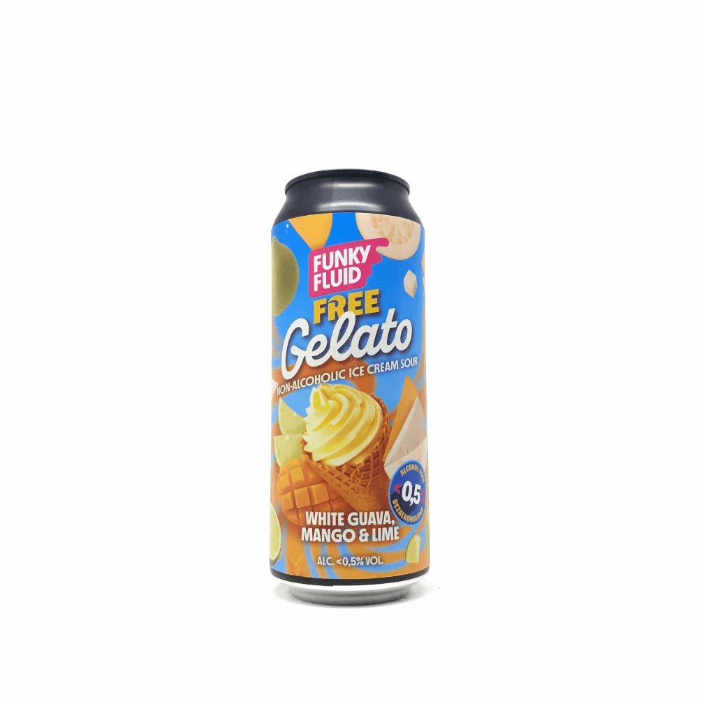 Funky Fluid Free Gelato: White Guava, Mango & Lime 0,5L