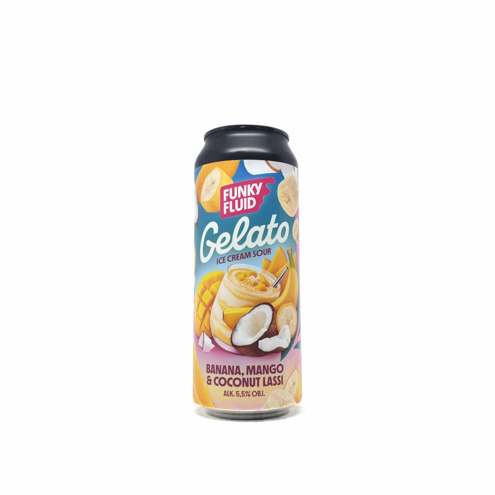 Funky Fluid Gelato: Banana, Mango & Coconut Lassi 0,5L