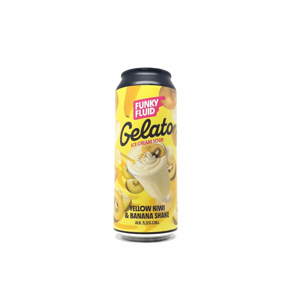 Funky Fluid Gelato: Yellow Kiwi & Banana Shake 0,5L