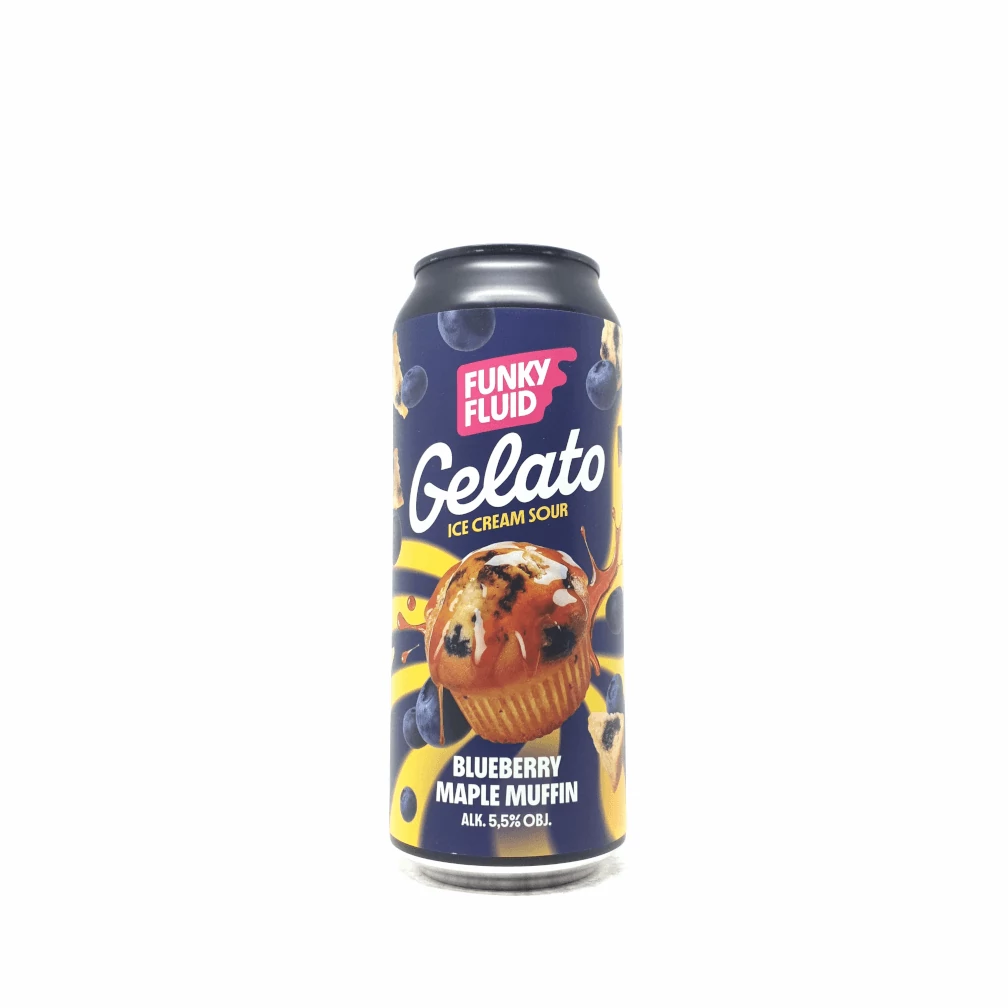 Funky Fluid Gelato: Blueberry Maple Muffin 0,5L