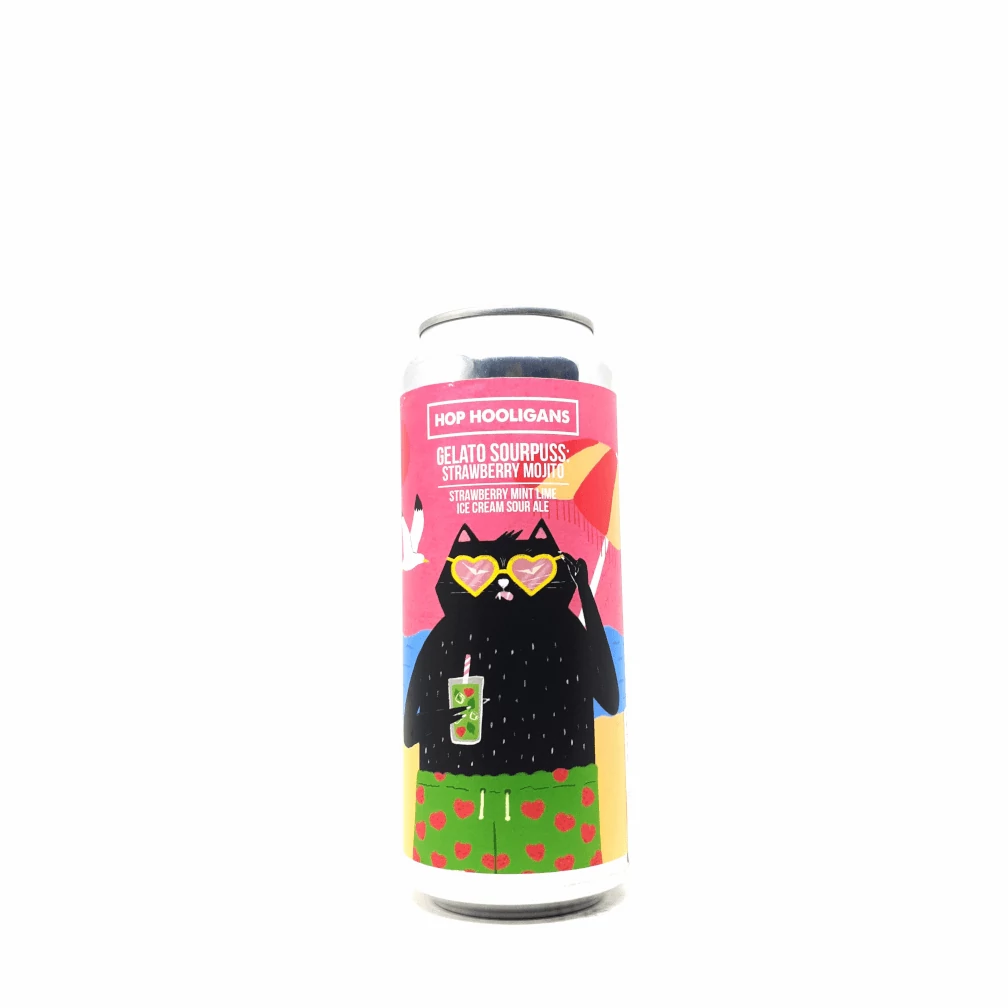Hop Hooligans Gelato Sourpuss: Strawberry Mojito 0,5L