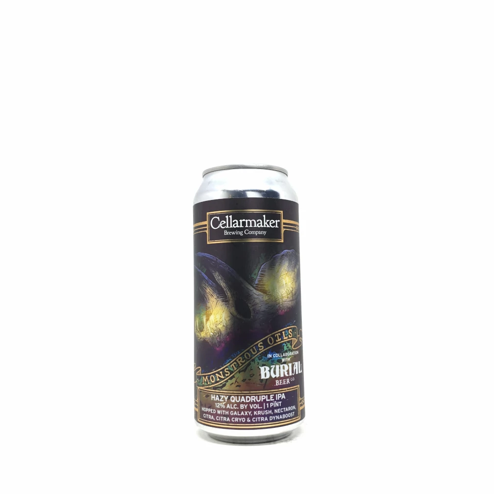 Cellarmaker Brewing Company & Burial Beer Co. Monstrous Oils 0,473L