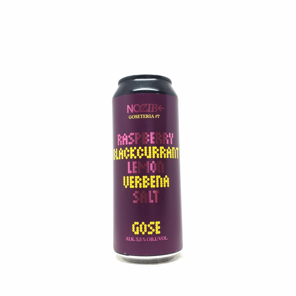 Nozib Goseteria #7 Raspberry + Blackcurrant + Lemon + Verbena + Salt 0,5L 5,5%