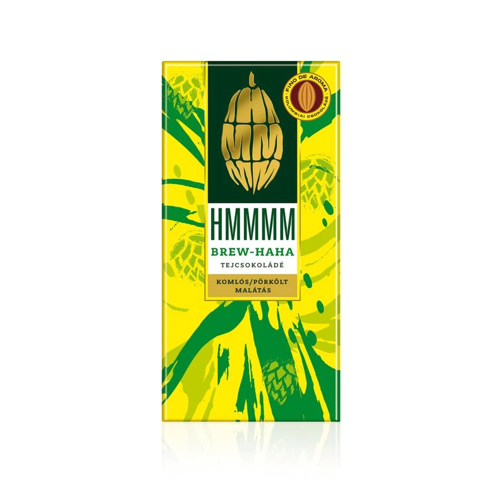 Hmmmm BrewHAHA - Komlós, malátás prémium csokoládé