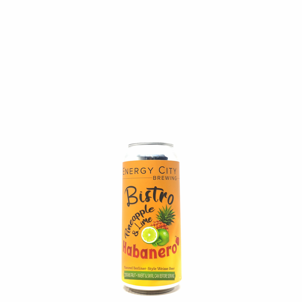 Energy City Bistro Pineapple & Lime Habanero 0,473L - Beerselection