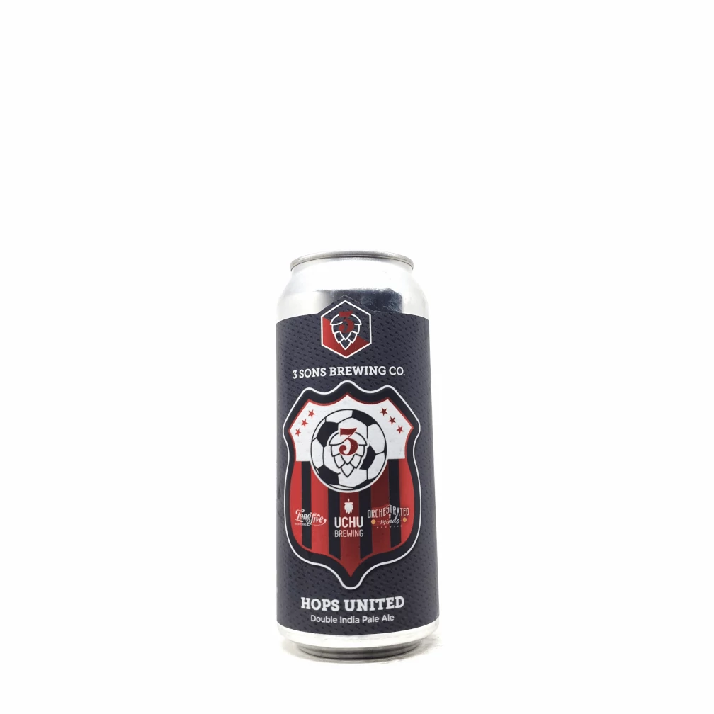 3 Sons Hops United (collab with Long Live, Orchestrated Minds & Uchu) 0,473L Can - Beerselection