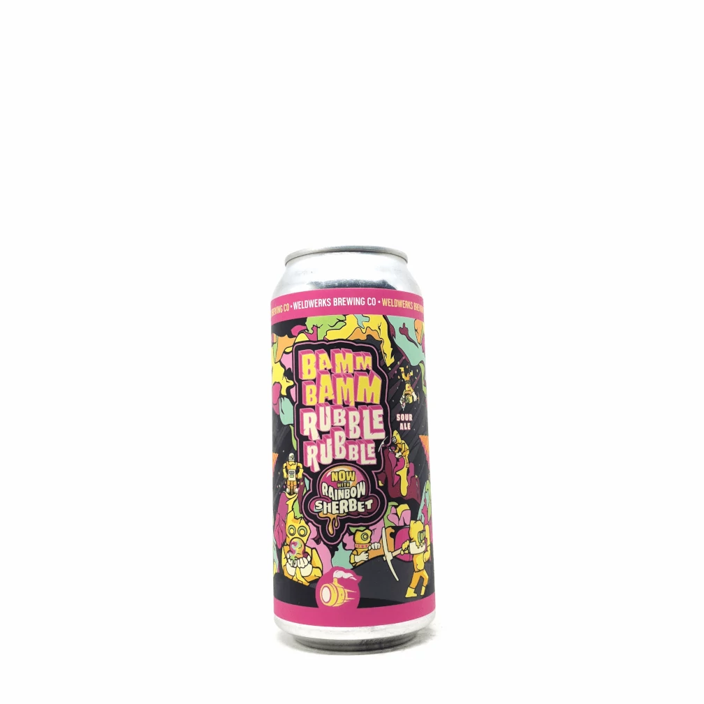 WeldWerks Bamm Bamm Rubble Rubble: Now With Rainbow Sherbet 0,473L Can - Beerselection