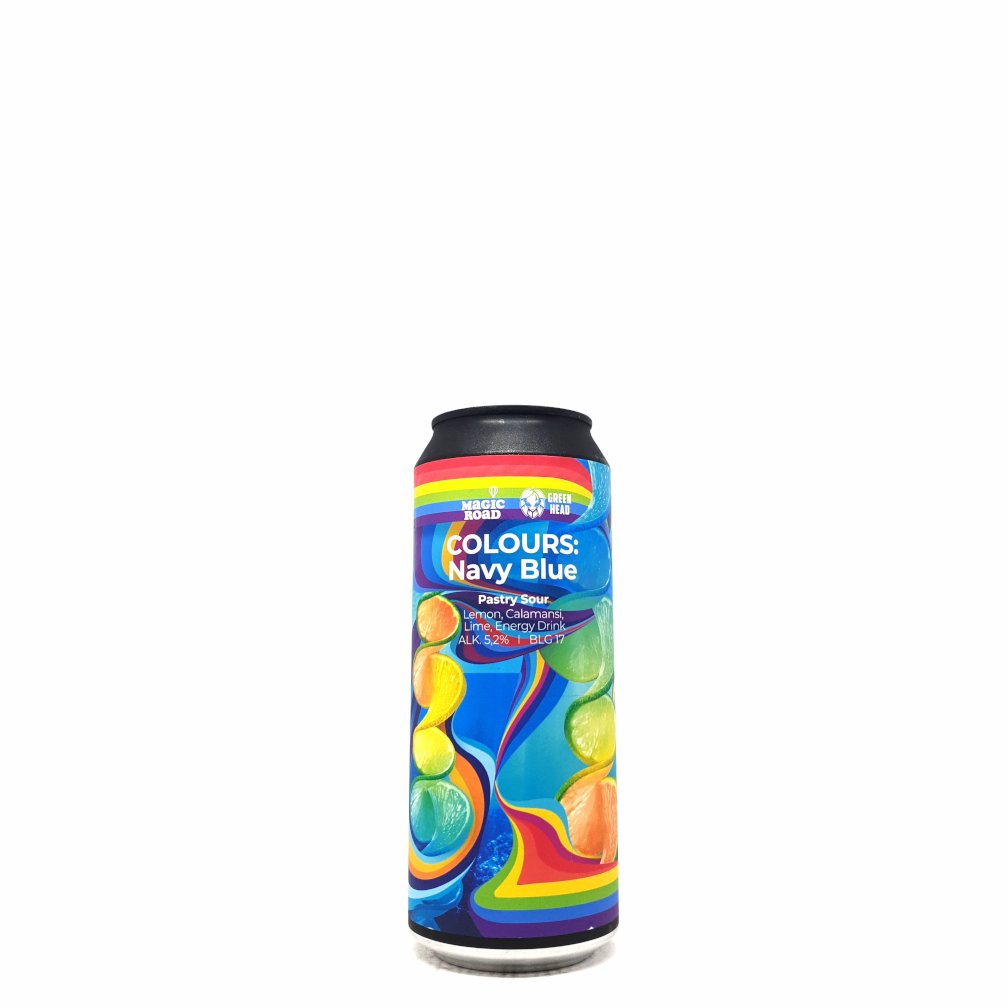 Magic Road COLOURS: Navy Blue - Lemon, Calamansi, Lime & Energy Drink 0,5L - Beerselection