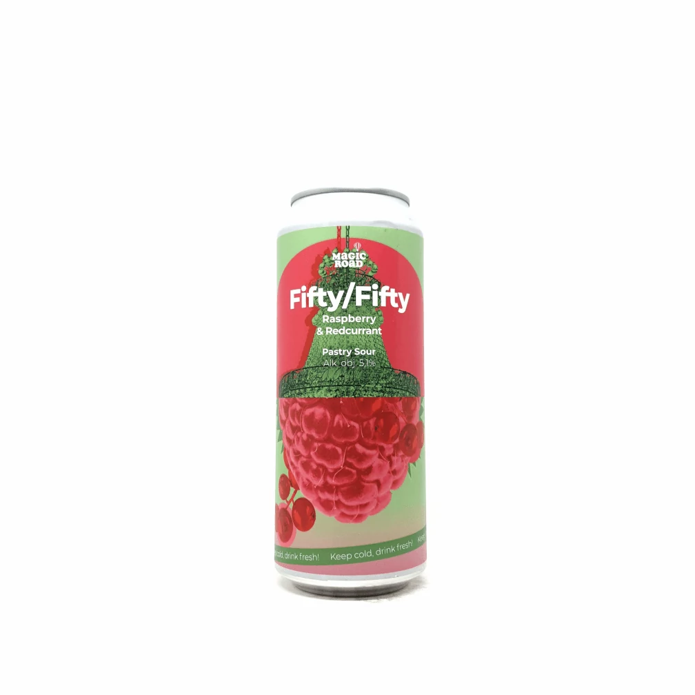 Magic Road FiftyFifty - Raspberry & Redcurrant 0,5L - Beerselection