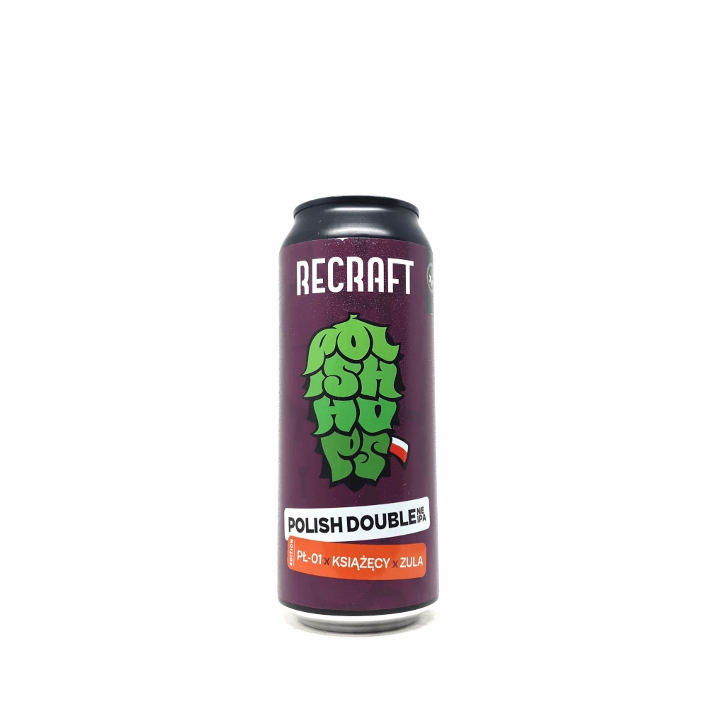 Recraft POLISH DOUBLE HAZY IPA (PŁ01 & KSIĄŻĘCY & ZULA) 0,5L - Beerselection