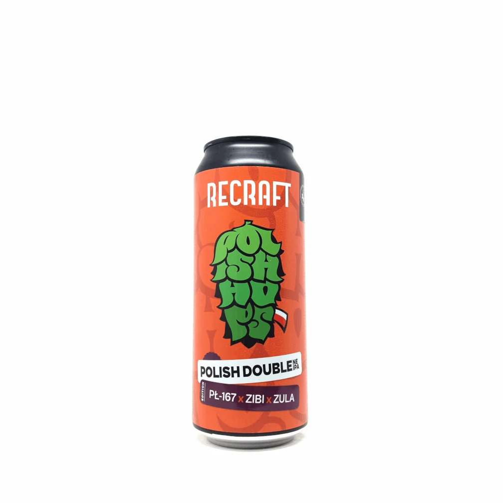 Recraft POLISH DOUBLE HAZY IPA (PŁ 167 & ZIBI & ZULA) 0,5L - Beerselection