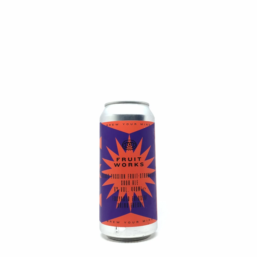 Brew Your Mind Fruit Works Mango, Passion, Strawberry 0,44L