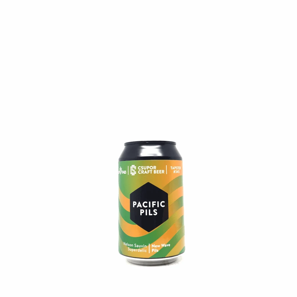 HopTails x Csupor Craft Beer x Pécsi Beertok Pacific Pils 0,33L