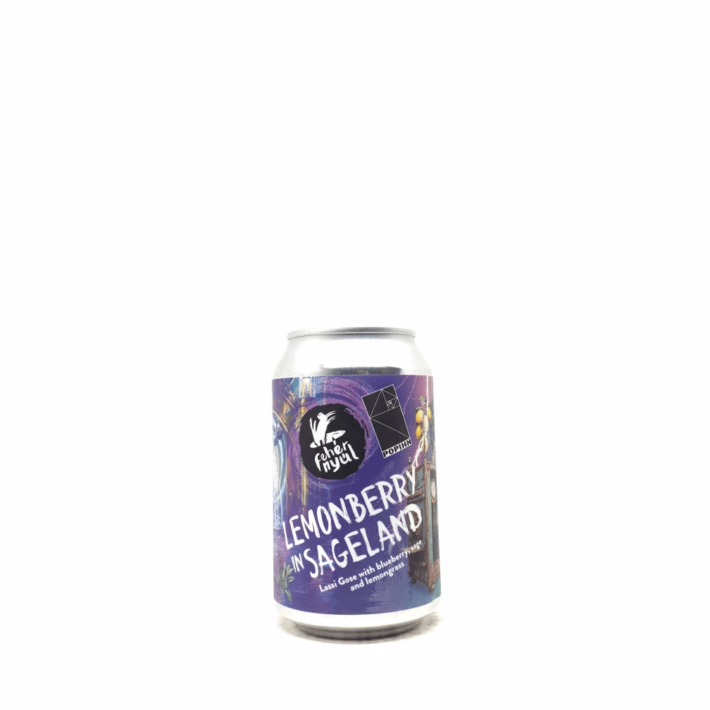Fehér Nyúl X Pophin Lemonberry in Sageland 0,33L
