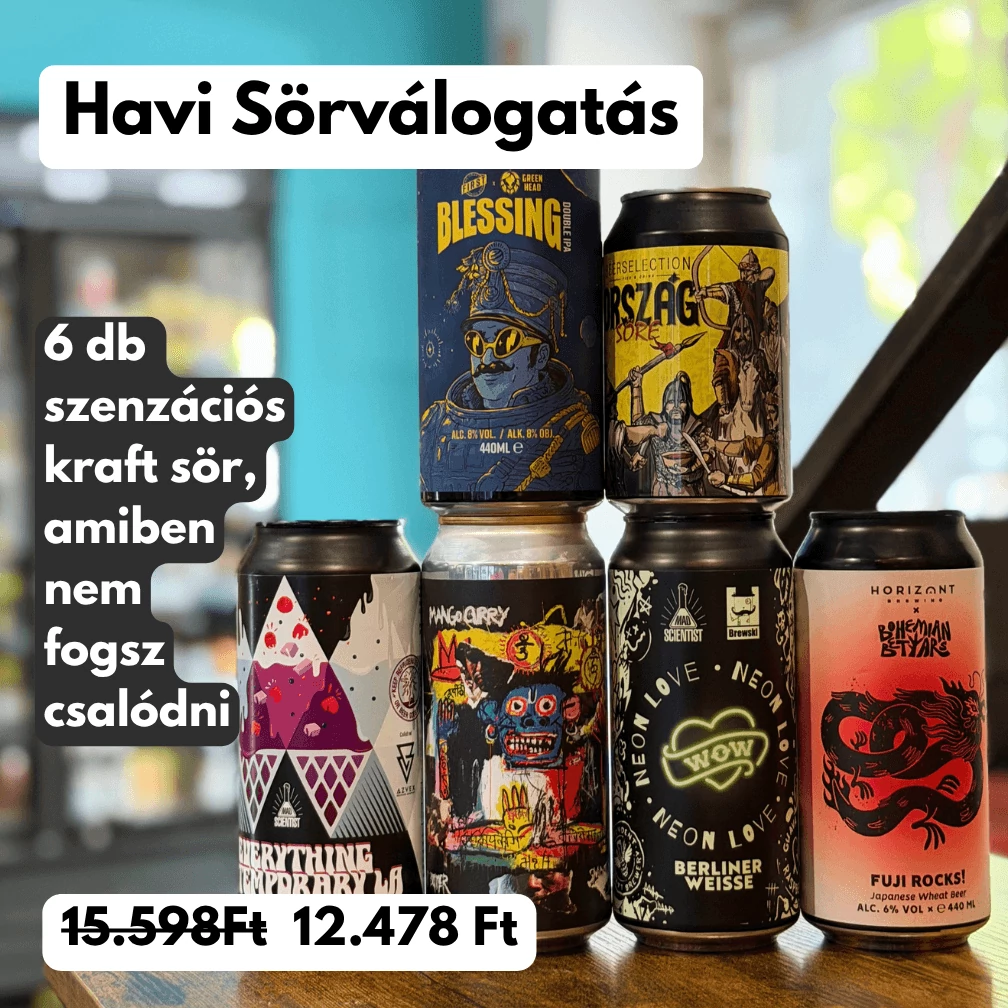 Havi Sörválogatás - Augusztus