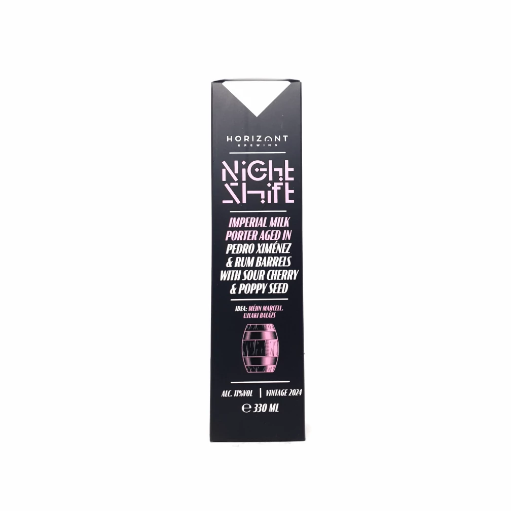 Horizont Night Shift 2024 BA Meggyes-Mákos Imperial Milk Porter 0,33l