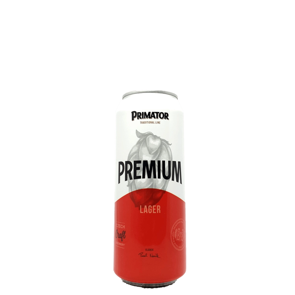 Primator Premium Lager 0,5L Dobozos