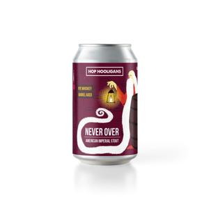 Hop Hooligans Never Over Rye Whiskey BA 0,33L - Beerselection