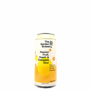 The Garden Brewery Passion Fruit, Peach & Pineapple Sour 0,44L - Beerselection