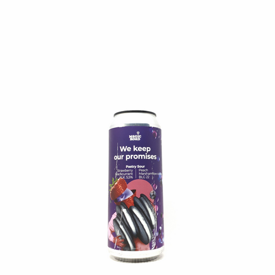Magic Road We keep our promises Strawberry, Peach, Blackcurrant & Cookies 0,5L