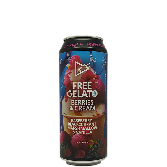Funky Fluid Free Gelato: Berries &amp; Cream 0,5L