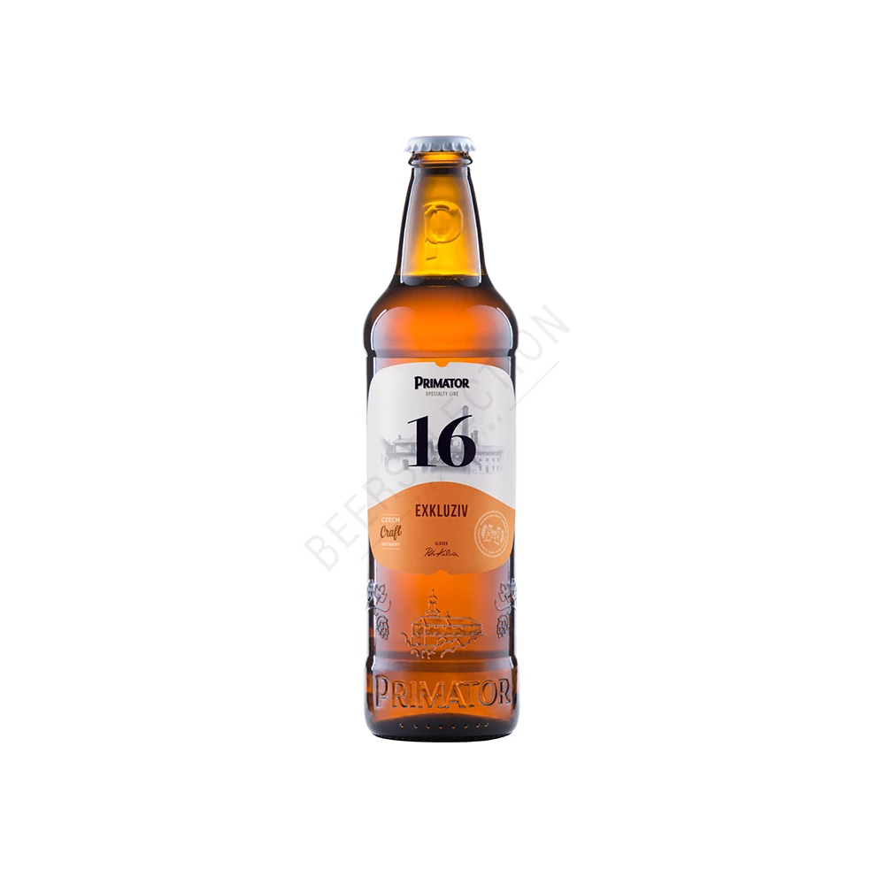 Primator Exkluziv 16 Cseh Erős Világos 0,5L