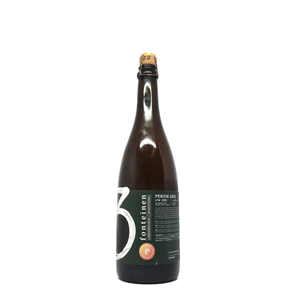 3 Fonteinen Gele Perzik S21/22 nr14 0,75L
