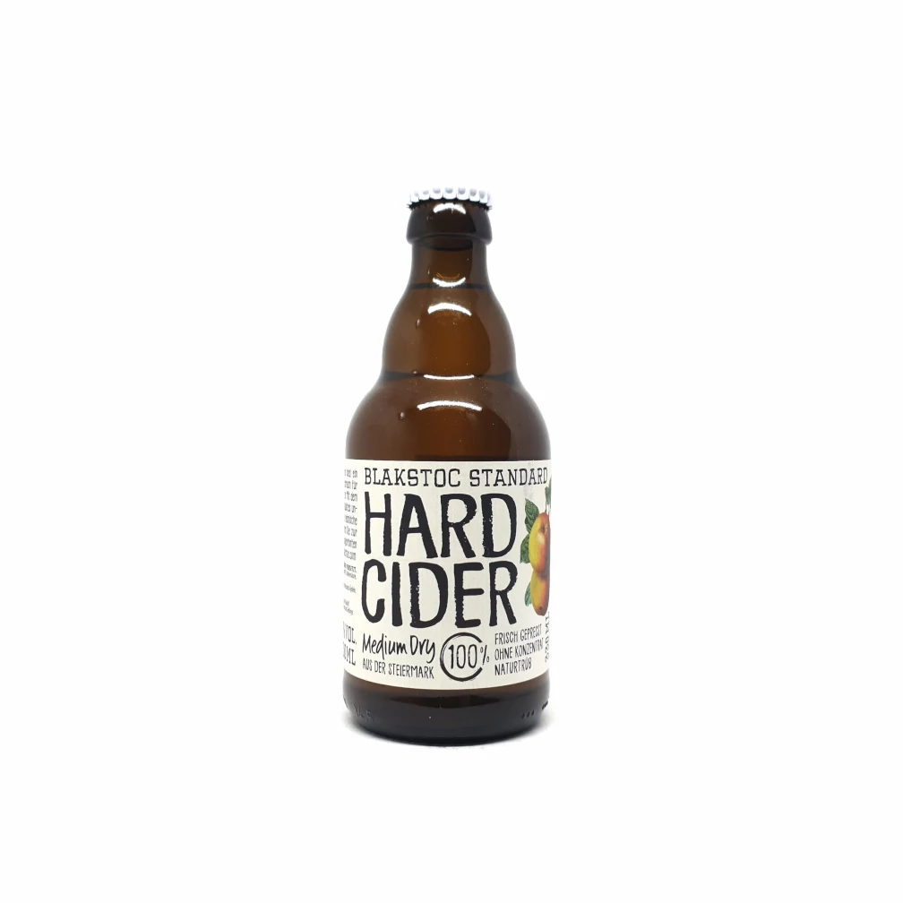 BLAK STOC Standard Hard Cider 4.0%, 0.33L