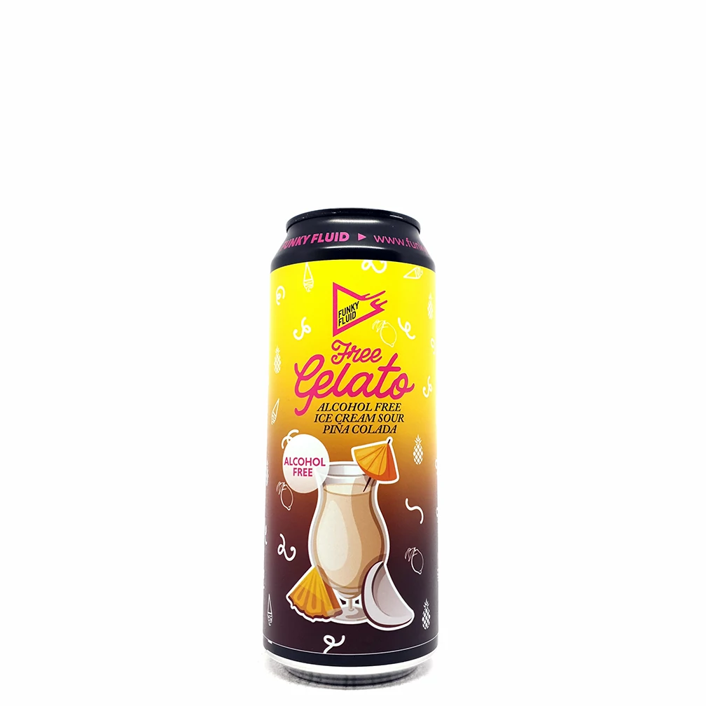 Funky Fluid Free Gelato: Pina Colada 0,5L | Kizárólag Üzletünkben Elérhető