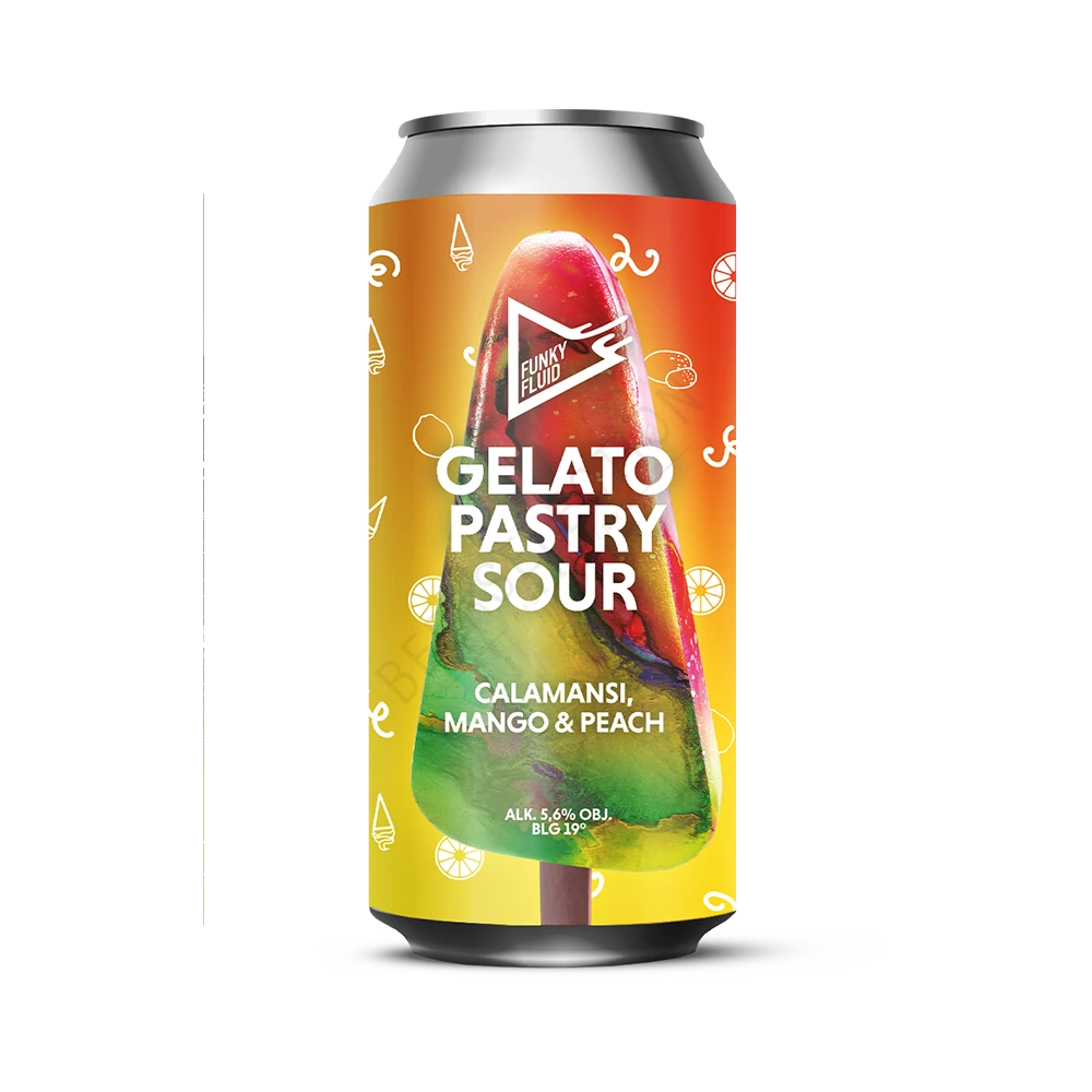 Funky Fluid Gelato: Calamansi, Mango & Peach 0,5L