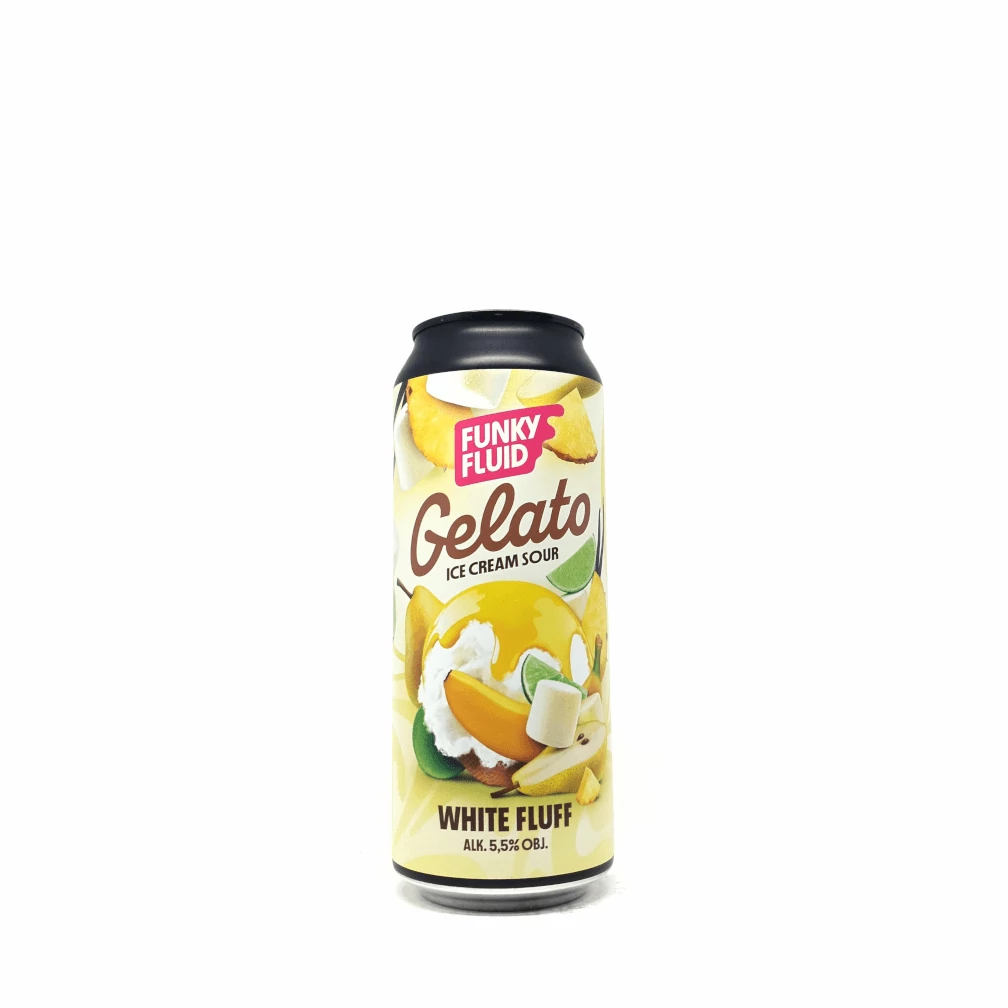 Funky Fluid Gelato: White Fluff 0,5L Can