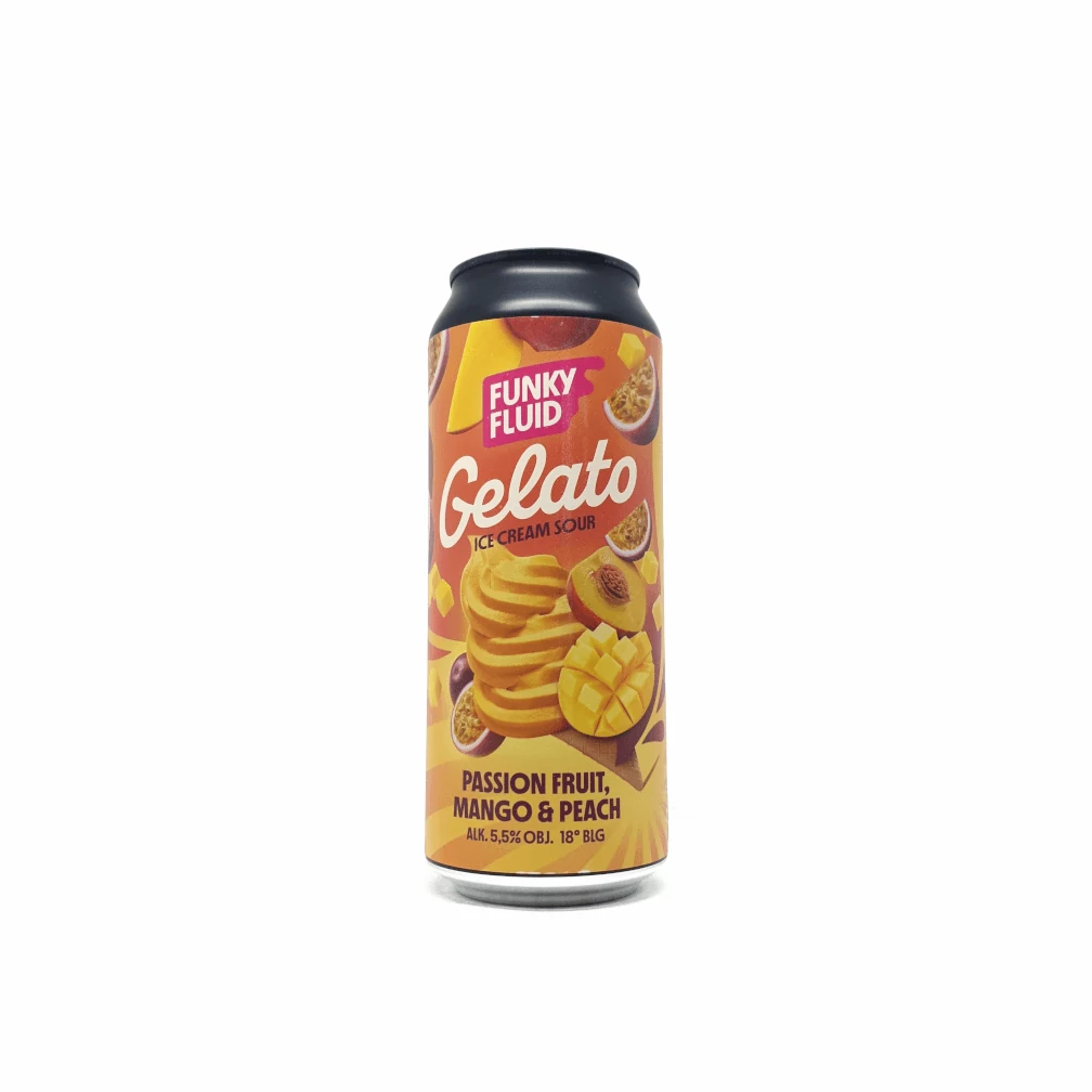Funky Fluid Gelato: Passionfruit, Mango & Peach 0,5L