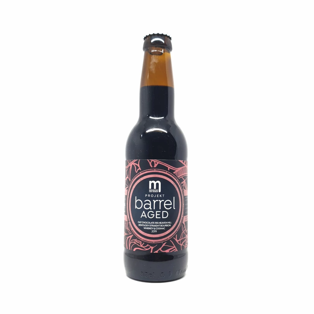 Maryensztadt Barrel Aged Projekt: Oat Chocolate RIS Heaven Hill Straight Bourbon & Cognac 2019 BA 0,33L