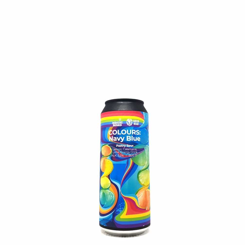 Magic Road COLOURS: Navy Blue - Lemon, Calamansi, Lime & Energy Drink 0,5L