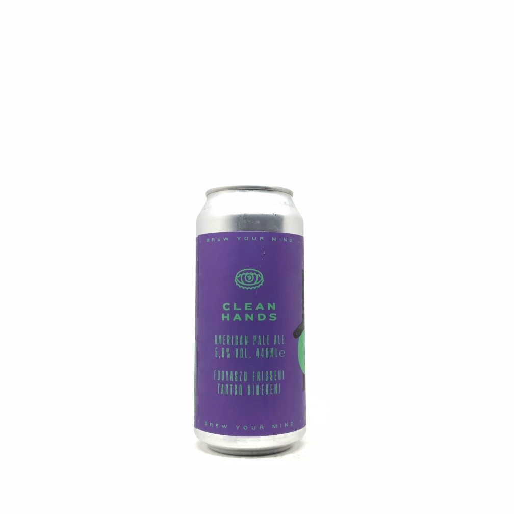 Brew Your Mind Clean Hands DDH 0,44L | Kizárólag személyes átvétellel vagy azonnali budapesti szállítással rendelhető