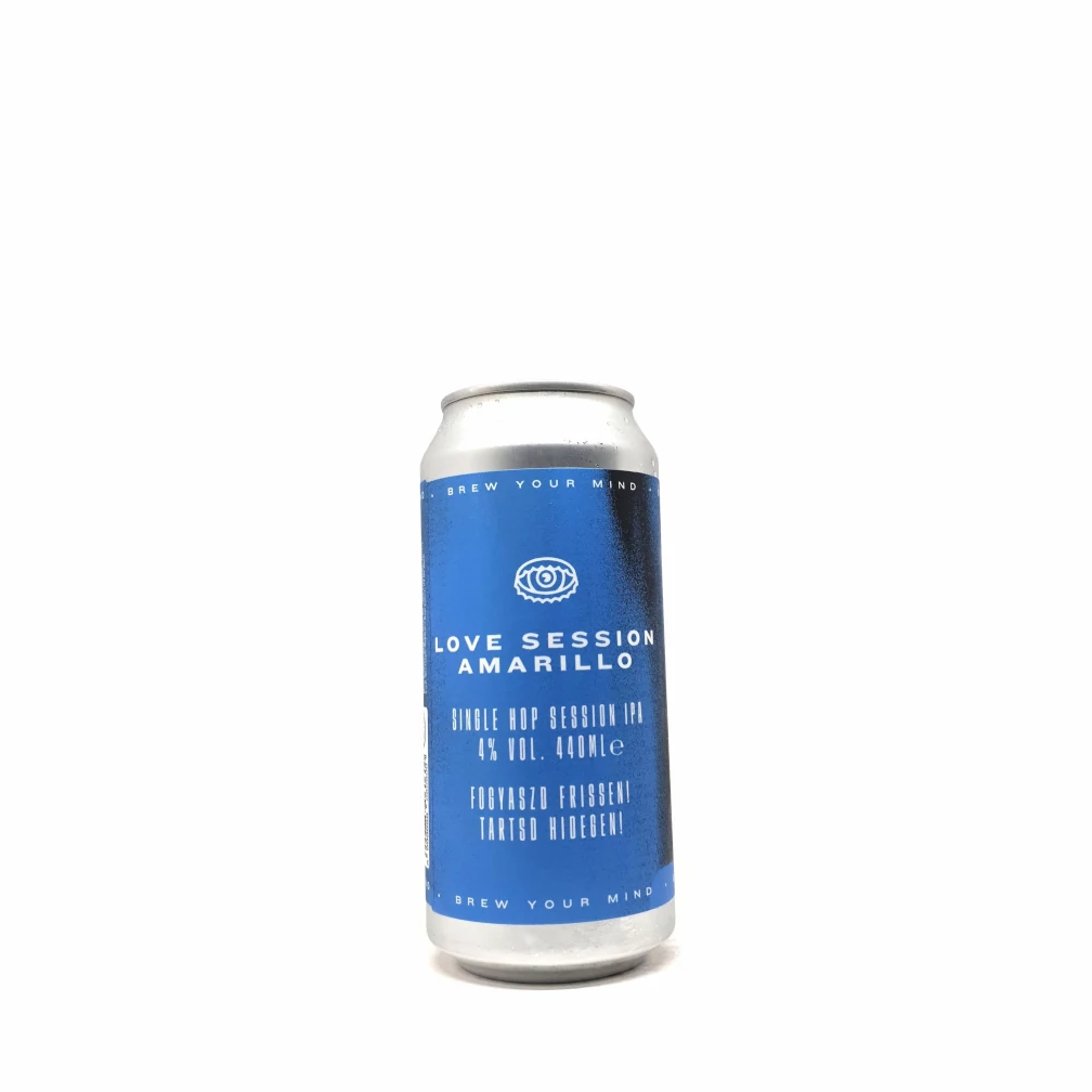 Brew Your Mind Love Session Amarillo 0,44L | Kizárólag személyes átvétellel vagy azonnali budapesti szállítással rendelhető