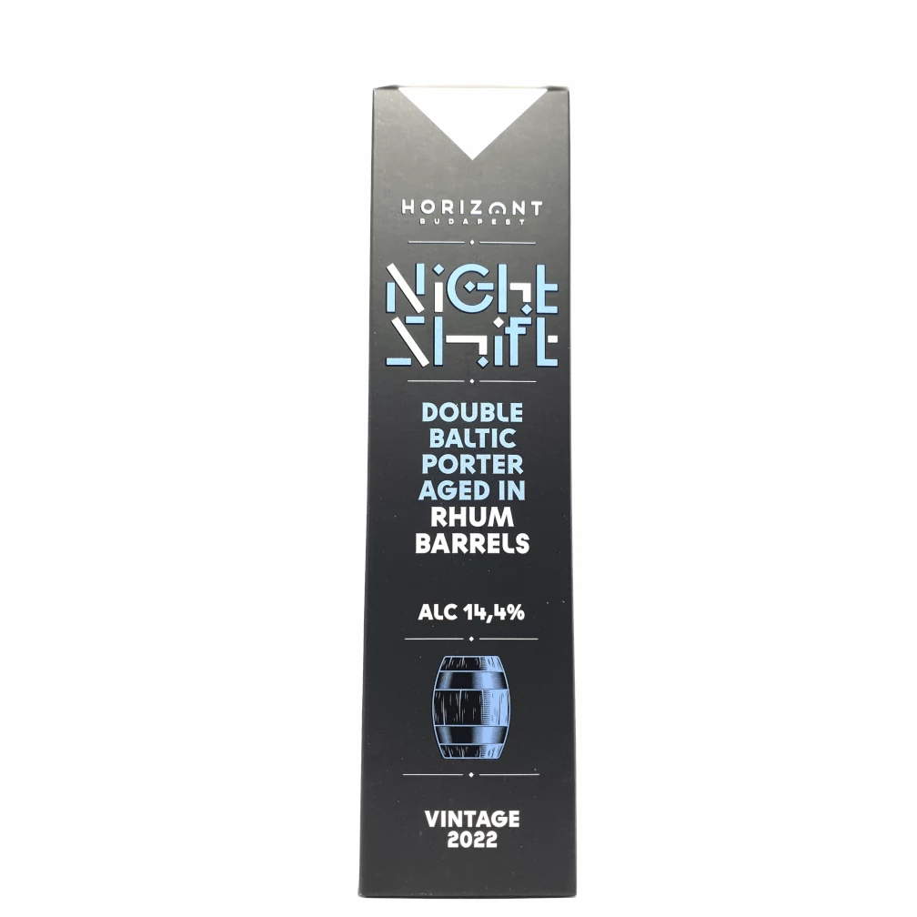 Horizont Night Shift 2022 Double Baltic Porter aged in Rhum Barrels 0,33L