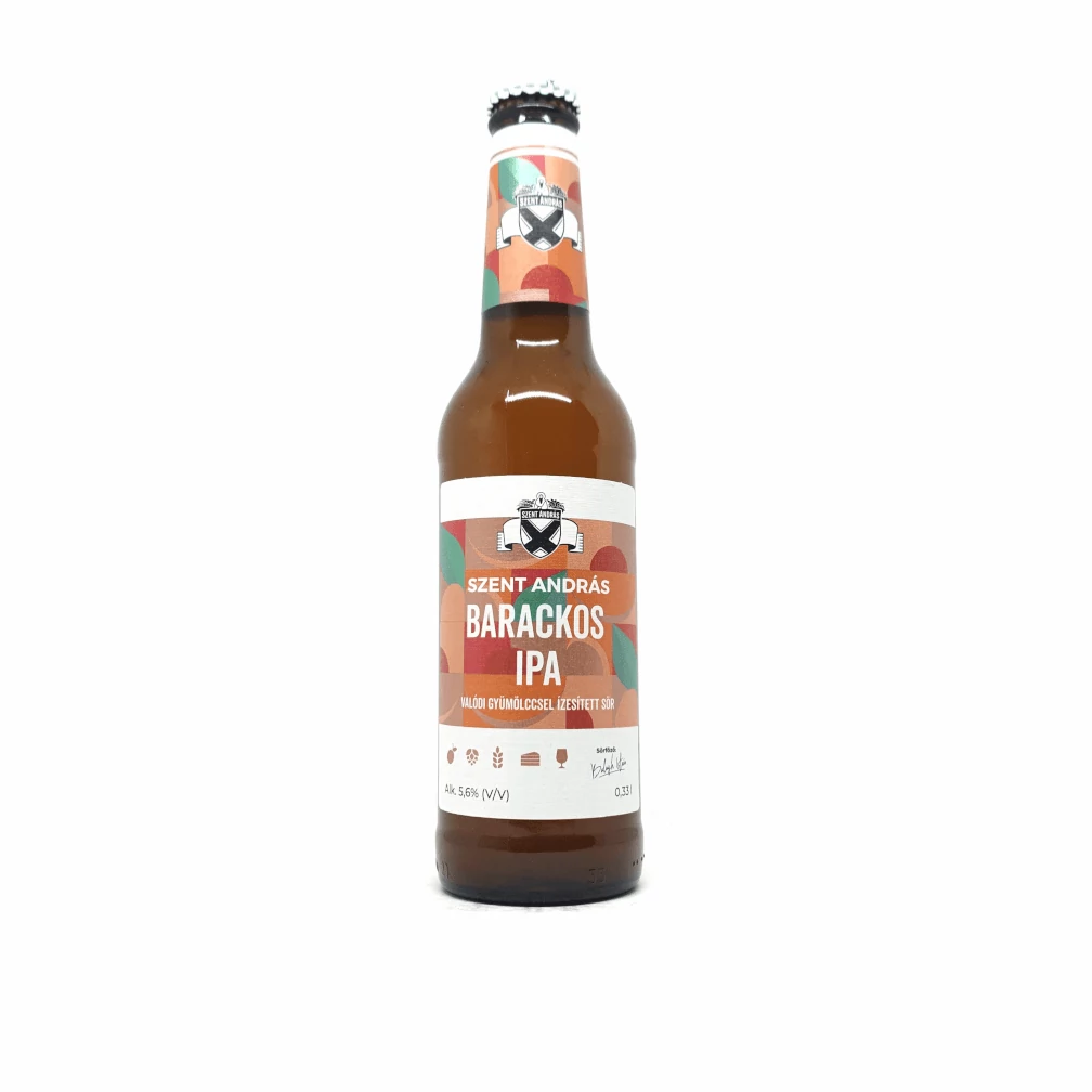 Szent András Sörfőzde Barackos IPA 0,33L