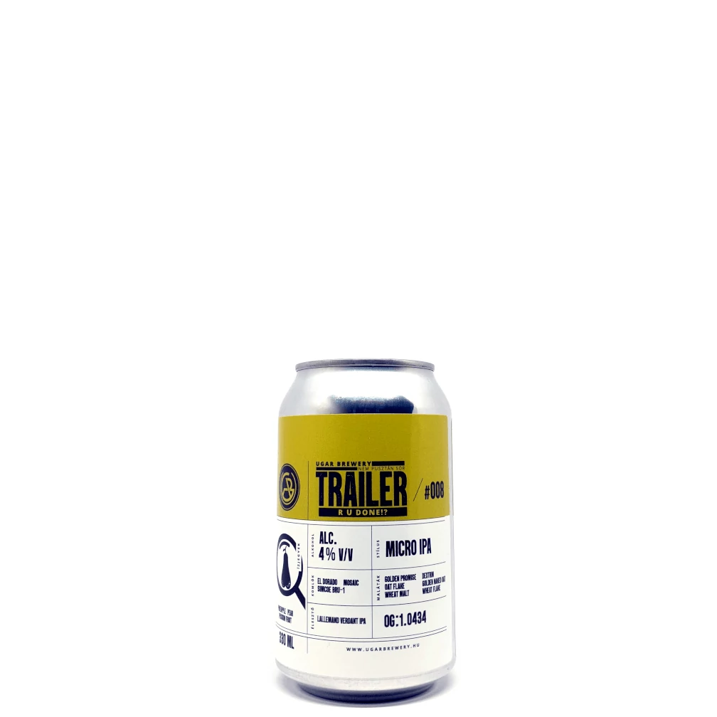 Ugar Brewery  Trailer 008 0,33L