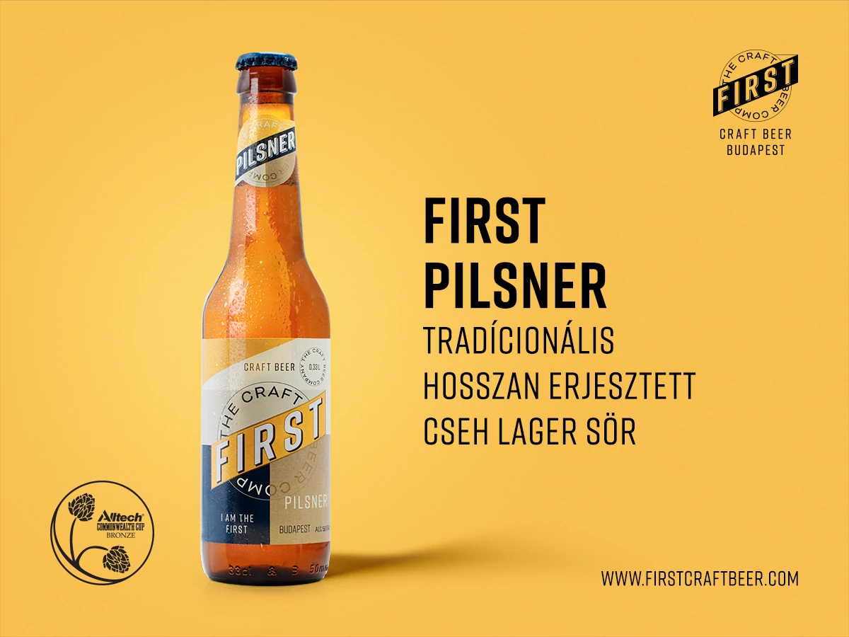 First - Pilsner (Üveges) 0,33L